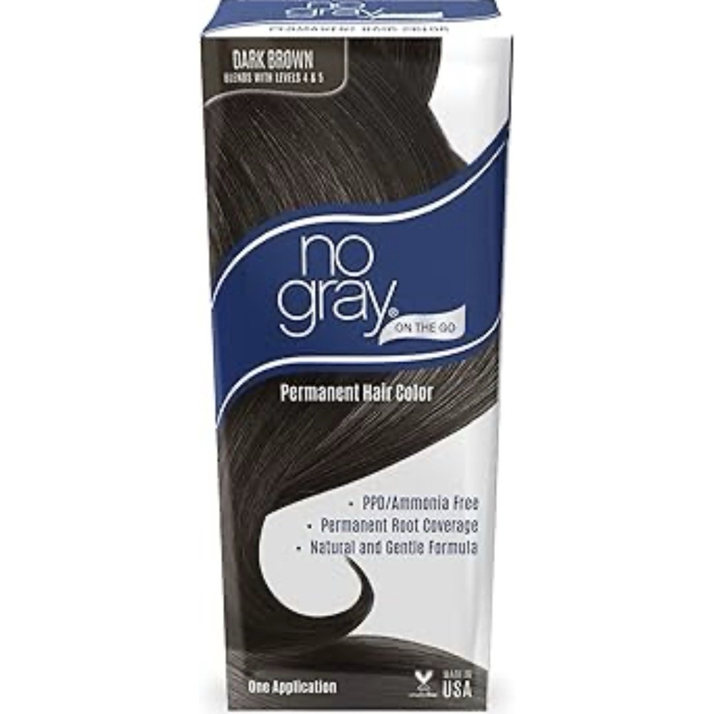 No Gray On The Go Root Touch Up Permanent Hair Color Dark Brown